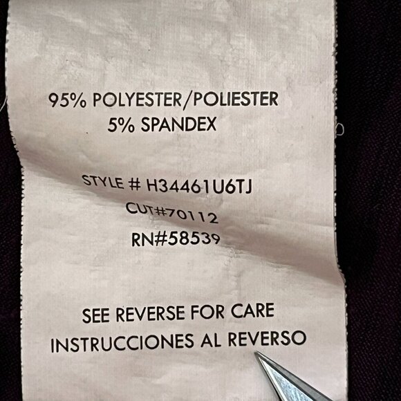 Speechless Babydoll Top sz L Y2K Puff Sleeve Tie Back V Neck Button Detail - Picture 7 of 8